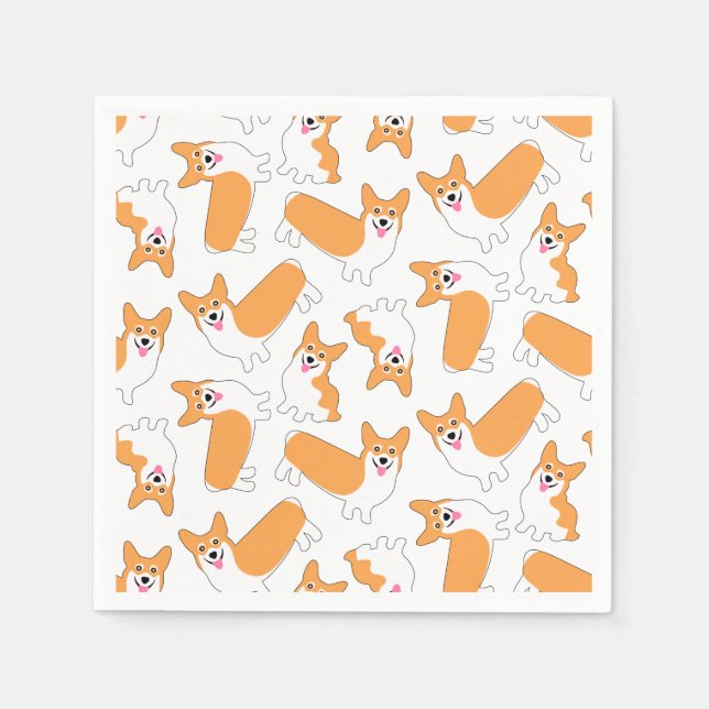 Guardanapo De Papel Pembroke Welsh Corgi (Frente)