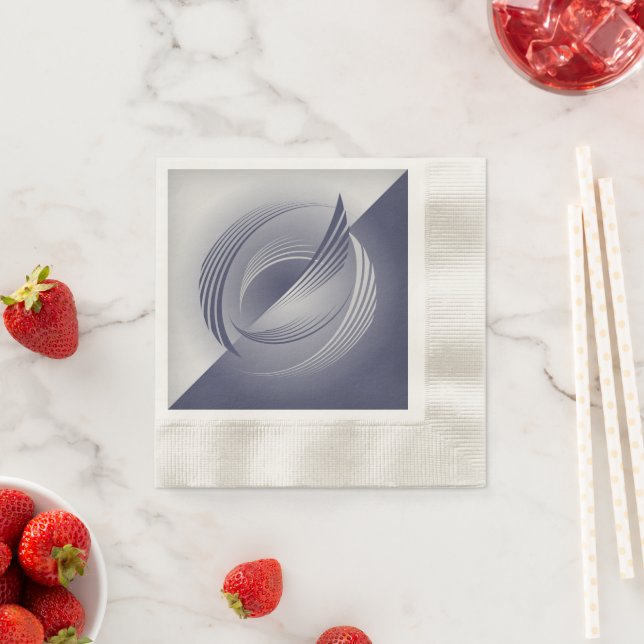 Guardanapo De Papel Penas de creme (Insitu)