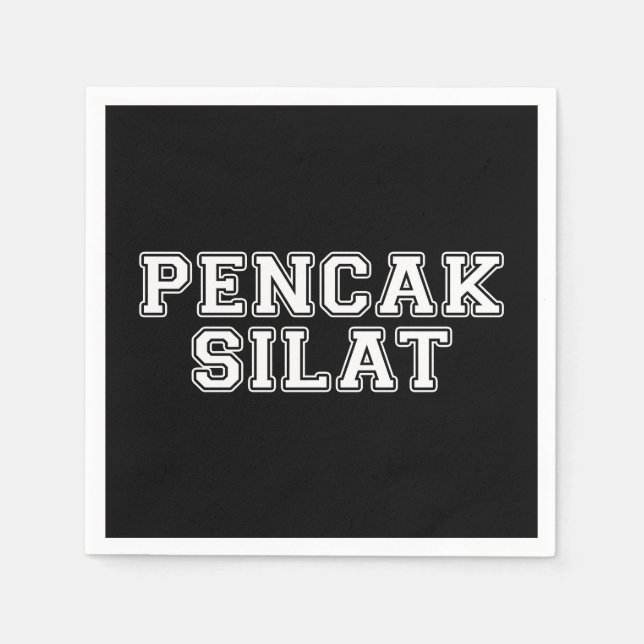 Guardanapo De Papel Pencak Silat (Frente)