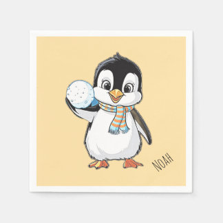 Guardanapo De Papel Penguin day celebrating-20 january or any