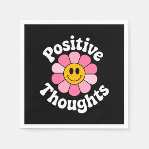 Guardanapo De Papel Pensamentos Positivos - Inspiração Floral