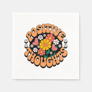Guardanapo De Papel Pensamentos Positivos - Inspiração Floral (2)