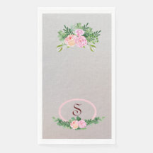 Peony Guest Towers Size Paper Napkin