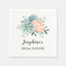 Peony Succults Floral Watercolor Chá de panela