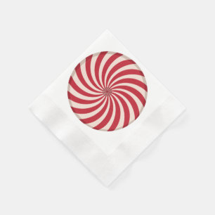 Guardanapo De Papel Peppermint Swirl Candy