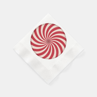 Guardanapo De Papel Peppermint Swirl Candy