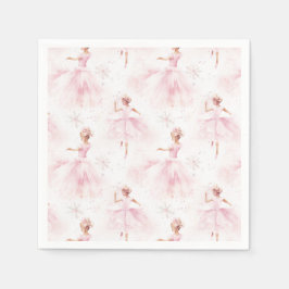 Guardanapo De Papel Pequena Ballerina #1 - Menina Negra