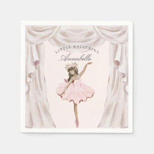 Guardanapo De Papel Pequena Ballerina Birthday Decência do Partido Nap