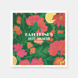 Guardanapo De Papel Pequena beleza no caminho chá de fraldas de citrin