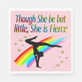 GUARDANAPO DE PAPEL PEQUENA, MAS FIERCE GYMNAST DESIGN