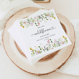 Guardanapo De Papel Pequenas flores silvestres estão a caminho do chá 
