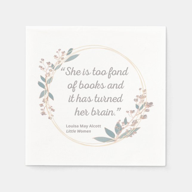 Guardanapo De Papel Pequenas mulheres - Estilo bonito (Frente)