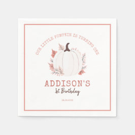 Guardanapo De Papel Pequeno Aniversário de Abóbora
