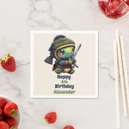 Guardanapo De Papel Pequeno Aniversário de criança Ninja Turtle