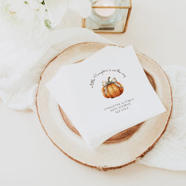 Guardanapo De Papel Pequeno Arco de Abóbora Chá de fraldas Neutro Míni