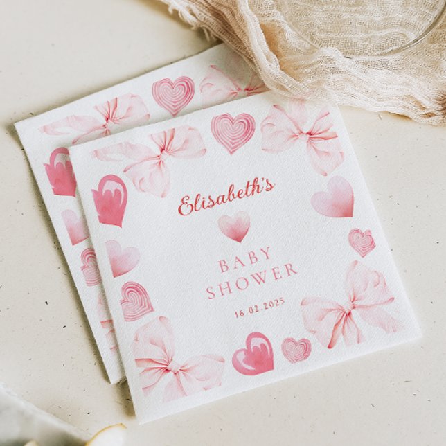 Guardanapo De Papel Pequeno Arco Rosa-Rosa-Chá de fraldas (Criador carregado)