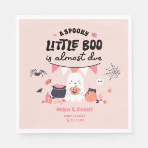 Guardanapo De Papel Pequeno Boo é Quase Chá de fraldas de Napkins