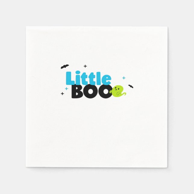 Guardanapo De Papel Pequeno Boo Funny Retro (Frente)