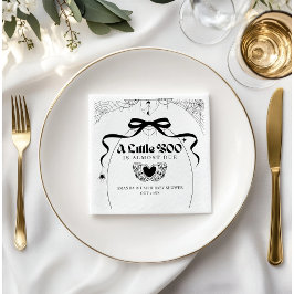 Guardanapo De Papel Pequeno Chá de fraldas de Dia das Bruxas Gótico Mí