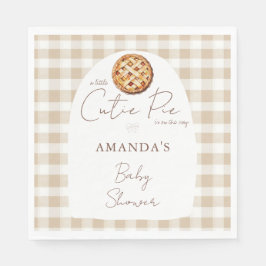 Guardanapo De Papel Pequeno Chá de fraldas de torta neutro