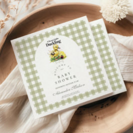 Guardanapo De Papel Pequeno Chá de fraldas Ducking