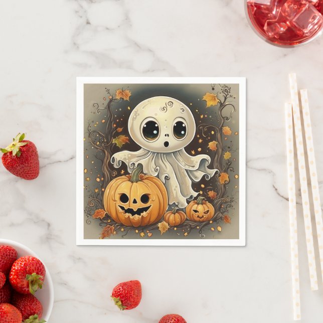 Guardanapo De Papel Pequeno Fantasma 2 (Insitu)