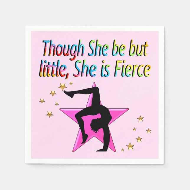 GUARDANAPO DE PAPEL PEQUENO, MAS FOGO GYMNAST (Frente)