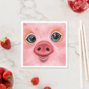 Guardanapo De Papel Pequeno Porquinho - Sorria