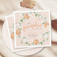 Pequeno Pumpkin Autumn Watercolor Dourado Chá de f