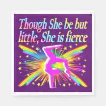 PEQUENOS MAS FIÉRICOS NAPKINS DE PAPEL GINÁSTICO