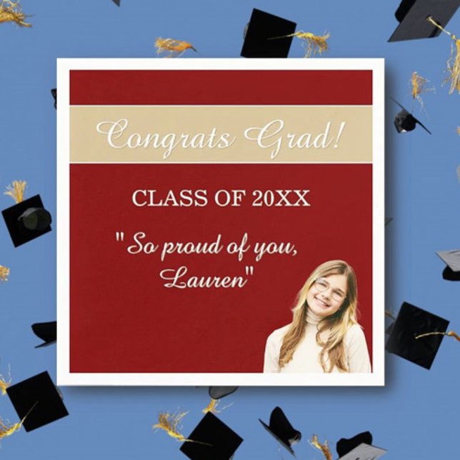 Guardanapo De Papel Perfect Graduation Congrats  (Criador carregado)