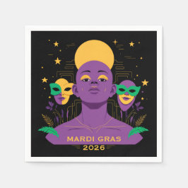 Guardanapo De Papel Perfeito para o Mardi Gras 2026