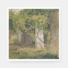 Guardanapo De Papel Pérgola Com Uvas De Vinho (Paisagem De Vinha)