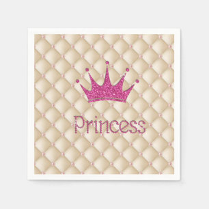 Guardanapo De Papel Pérolas Charmosas e Elegantes, Tiara, Princesa, Br