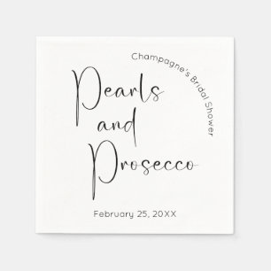 Guardanapo De Papel Pérolas de Chá de panela de Script Moderno e Prose