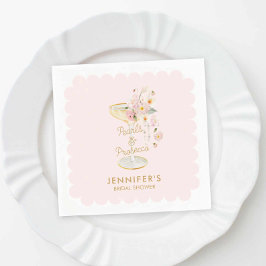 Guardanapo De Papel Pérolas rosa e Chá de panela Prosecco
