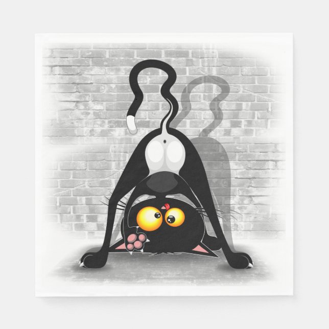 Guardanapo De Papel Personagem de desenho animado Engraçado para Baixo (Frente)