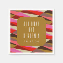 Personalidade Geométrica de Casamento de Arte Eleg