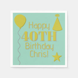 Guardanapo De Papel personalised napkins