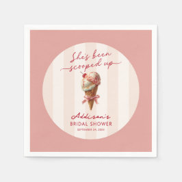 Guardanapo De Papel Personalizada, ela foi Chá de panela