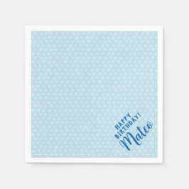 guardanapo de papel personalizado com estrela azul