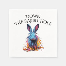 Guardanapo De Papel Personalizado no Coelho Buraco Azul