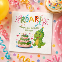 Guardanapo de papel personalizado para aniversário