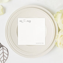 Personalizado Sr. e Sra. Wedding Napkin