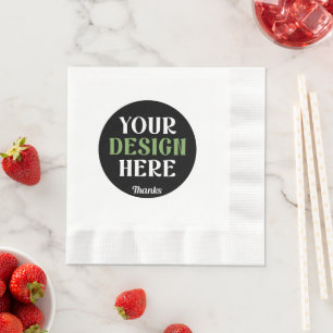 Guardanapo De Papel personalizado, único, elegante e minimalista hersh