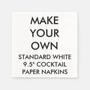 Guardanapo de papel personalizados costume do