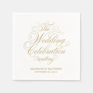 Guardanapo de papel personalizados da elegância