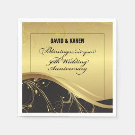 Guardanapo De Papel Personalizar, 50º Aniversário Religioso