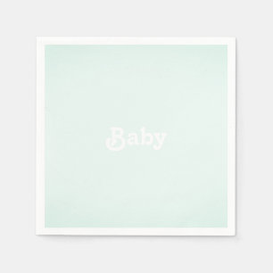 Guardanapo De Papel Personalizar Chá de fraldas de Fotos de Nome, ani