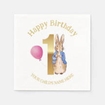 Personalizar Feliz Aniversário Nome Peter o Rabbit